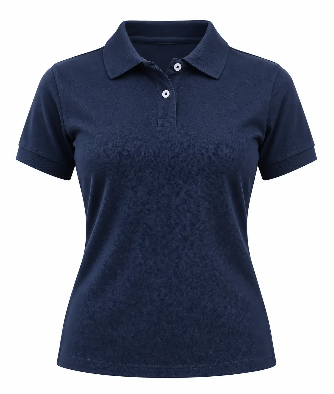 Camiseta tipo polo dama manga corta